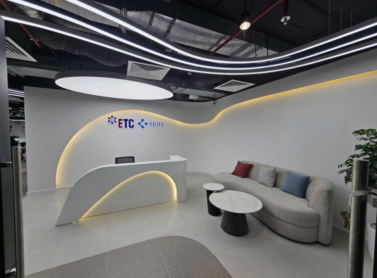 THI CÔNG NỘI THẤT VĂN PHÒNG ETC (350M2) – HIỆN ĐẠI & TINH TẾ